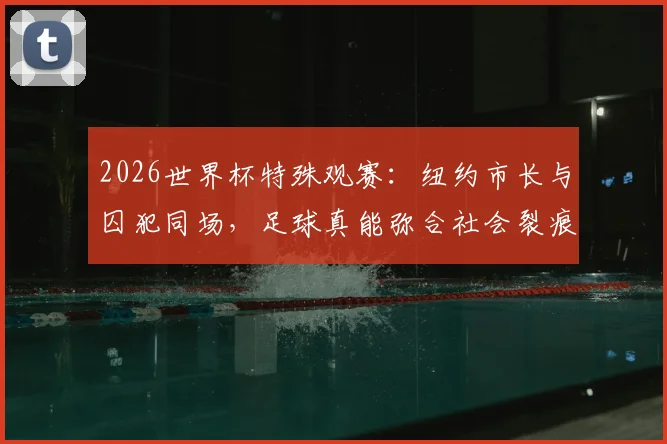 2026世界杯特殊观赛：纽约市长与囚犯同场，足球真能弥合社会裂痕吗？现场细节与深度探讨